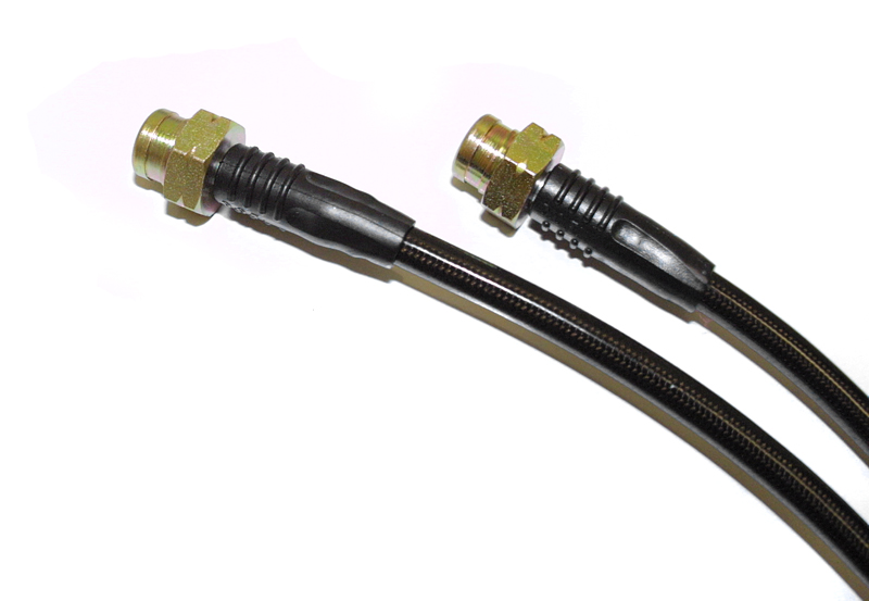 AGENCY POWER FRONT STEEL BRAIDED BRAKE LINES AUDI A3 06-08 - 2