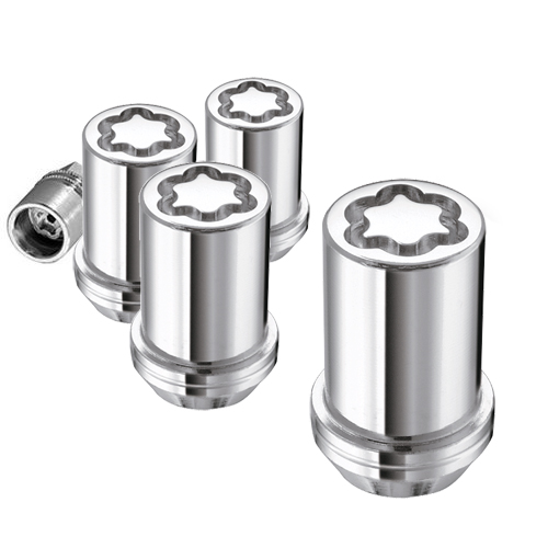 MCGARD ANTI-THEFT LOCKING LUG NUTS M14X1.50 26MM CHROME HEX - 2