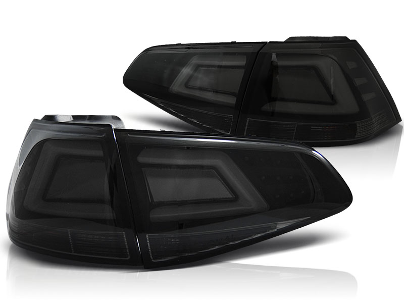 LED-BAKLYKTOR TONAD SVART TILL VW GOLF 7 2013-2017