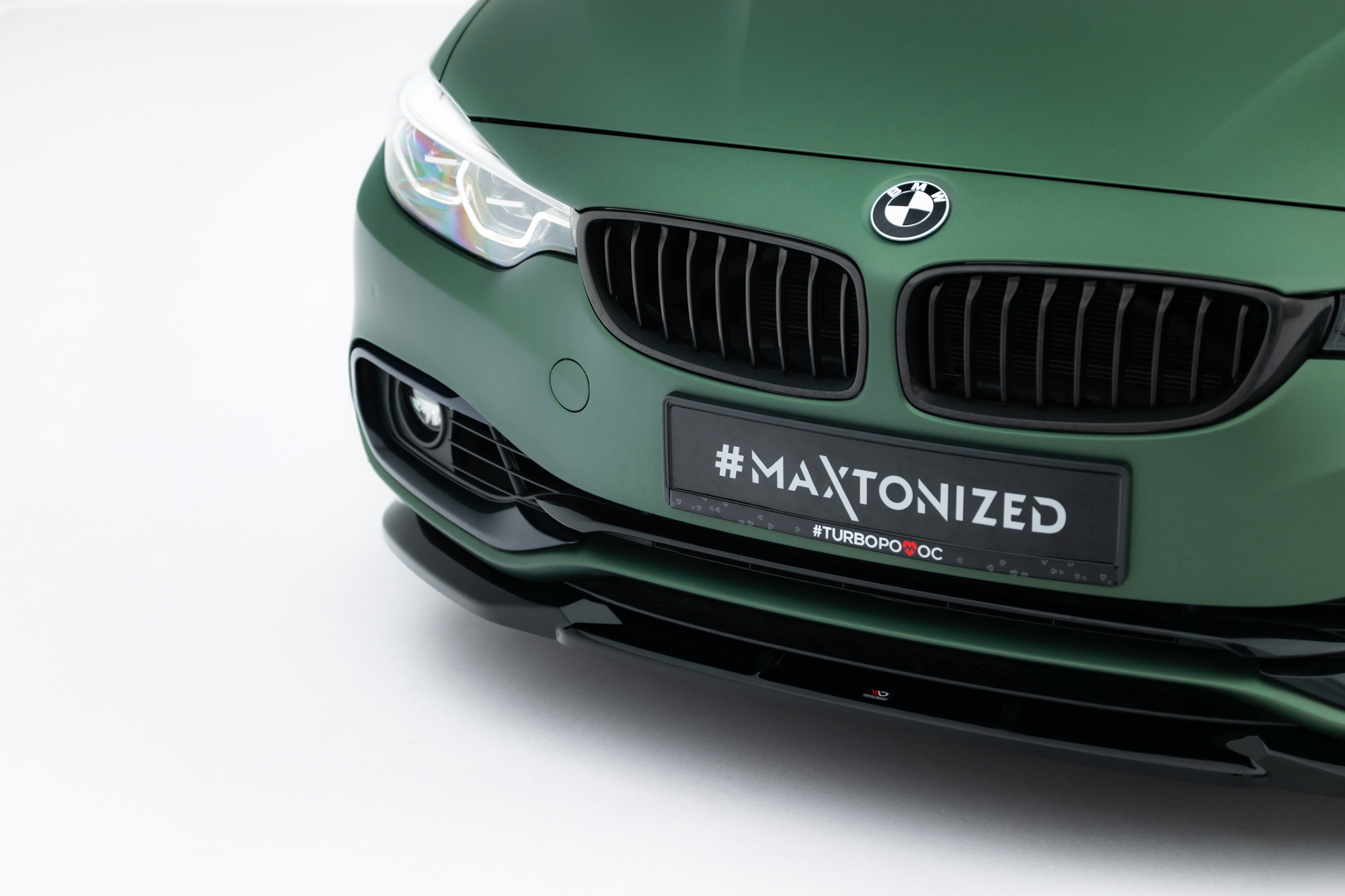 FRONT SPLITTER SUITABLE FOR BMW 4 CABRIO / COUPE F33 / F32 – MAXTON DESIGN - 3