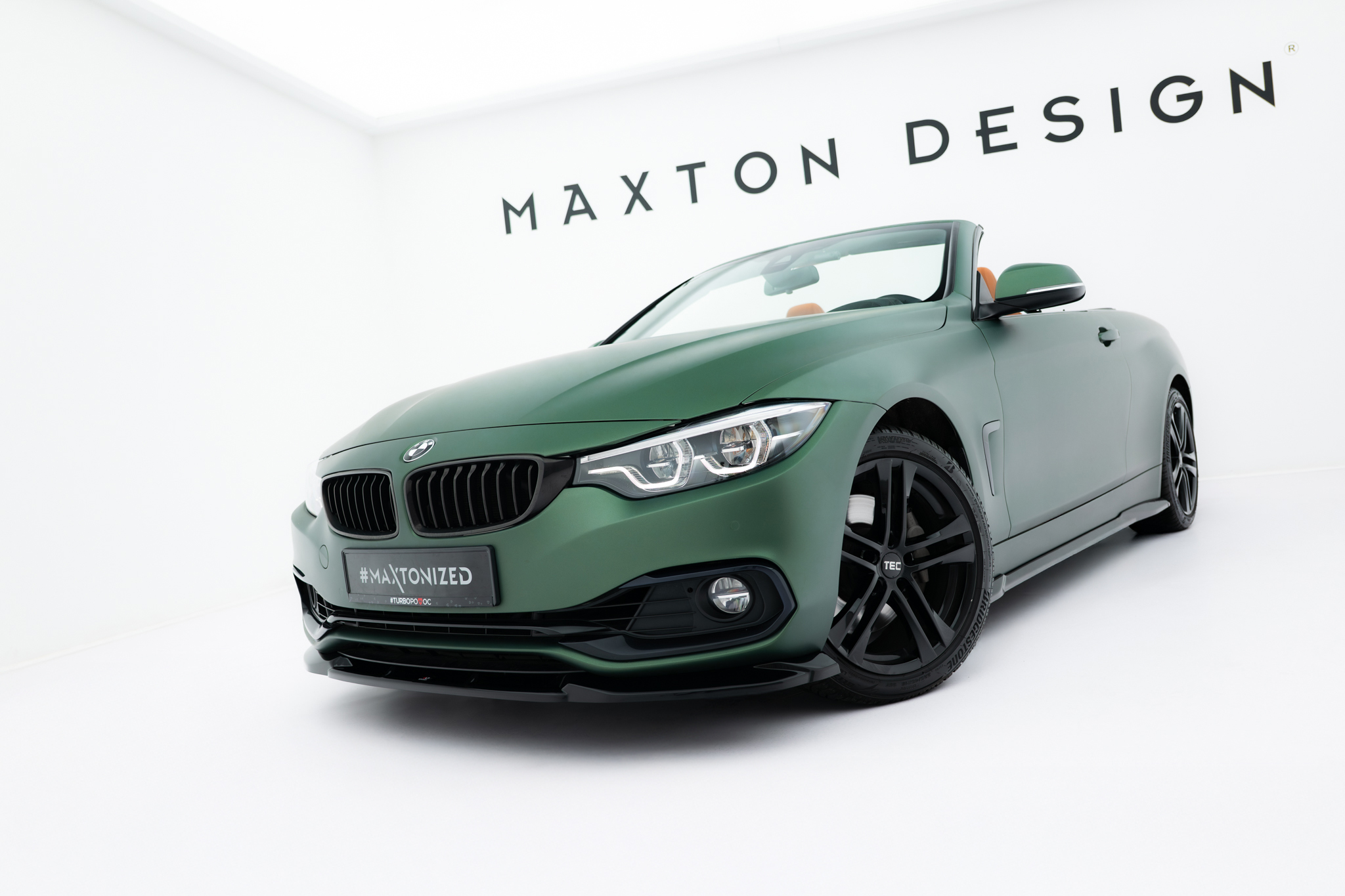 FRONT SPLITTER SUITABLE FOR BMW 4 CABRIO / COUPE F33 / F32 – MAXTON DESIGN