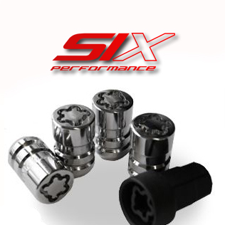 ANTI-THEFT LOCKING LUG NUTS M14X1.50 36MM CHROME [SIX] - 2