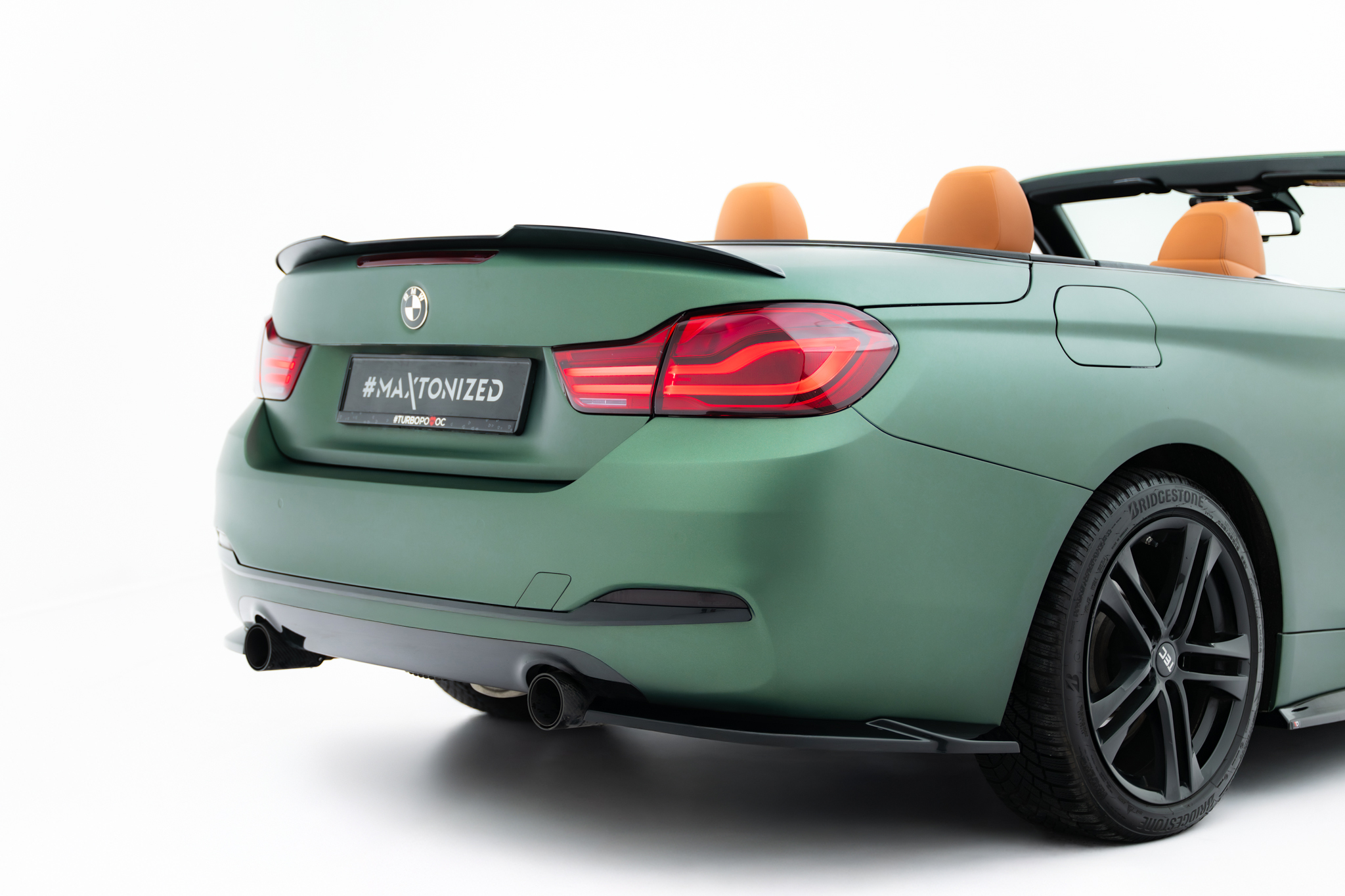 REAR SIDE SPLITTERS SUITABLE FOR BMW 4 CABRIO / COUPE F33 / F32 – MAXTON DESIGN - 4
