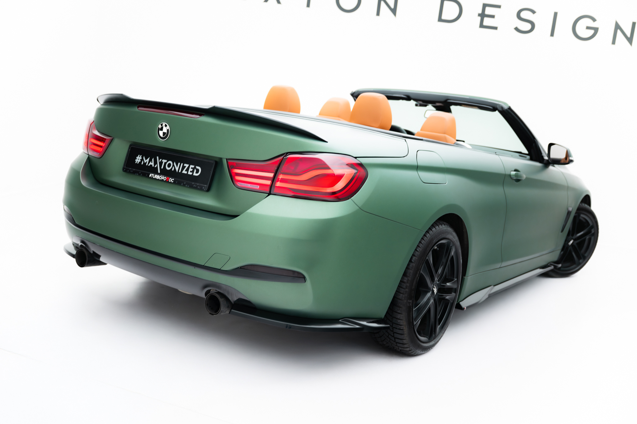 REAR SIDE SPLITTERS SUITABLE FOR BMW 4 CABRIO / COUPE F33 / F32 – MAXTON DESIGN - 2