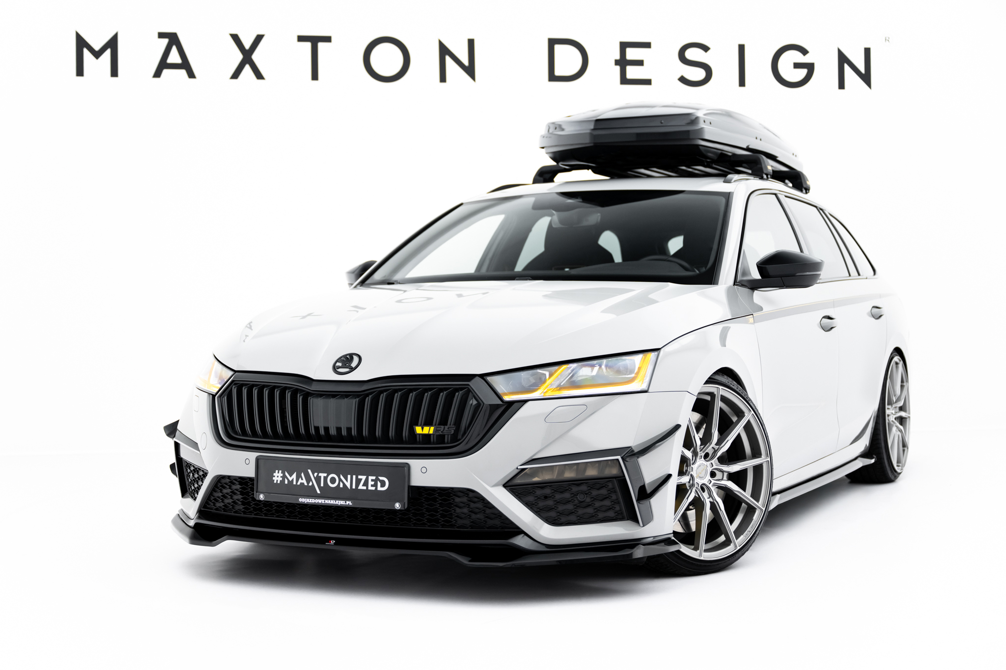 FRONT SPLITTER V.4 SUITABLE FOR SKODA OCTAVIA RS MK4 – MAXTON DESIGN - 5