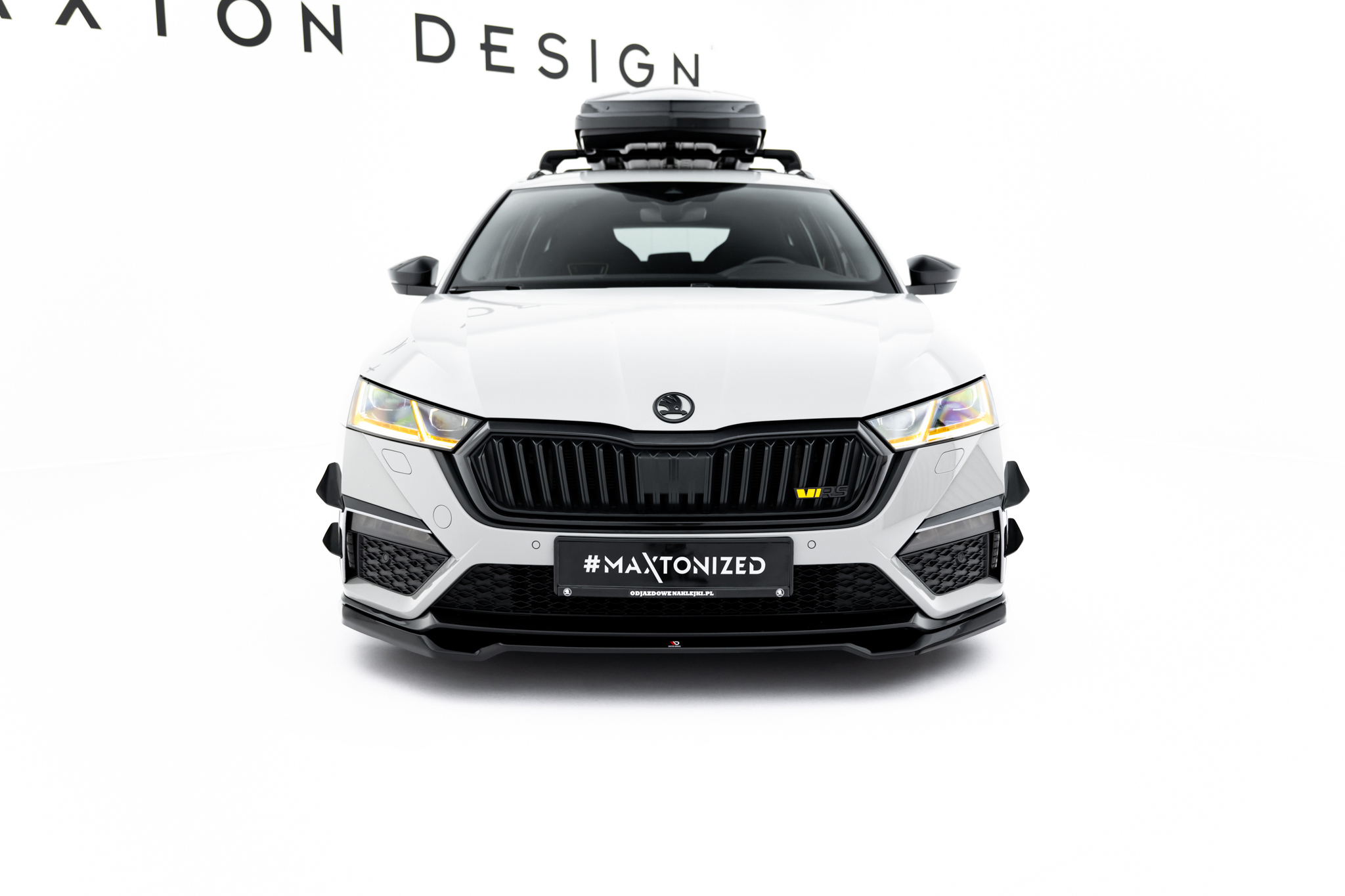 FRONT SPLITTER V.4 SUITABLE FOR SKODA OCTAVIA RS MK4 – MAXTON DESIGN - 4