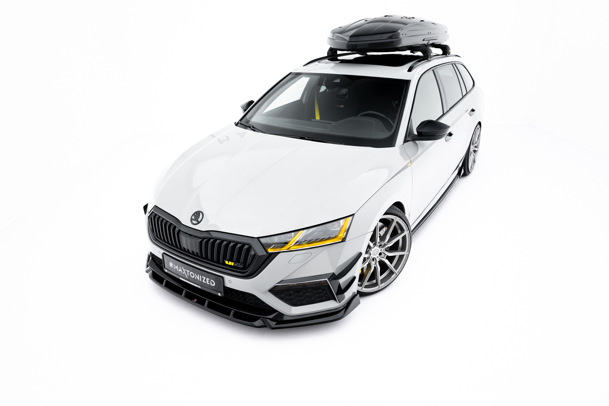 FRONT SPLITTER V.5 SUITABLE FOR SKODA OCTAVIA RS MK4 – MAXTON DESIGN - 3