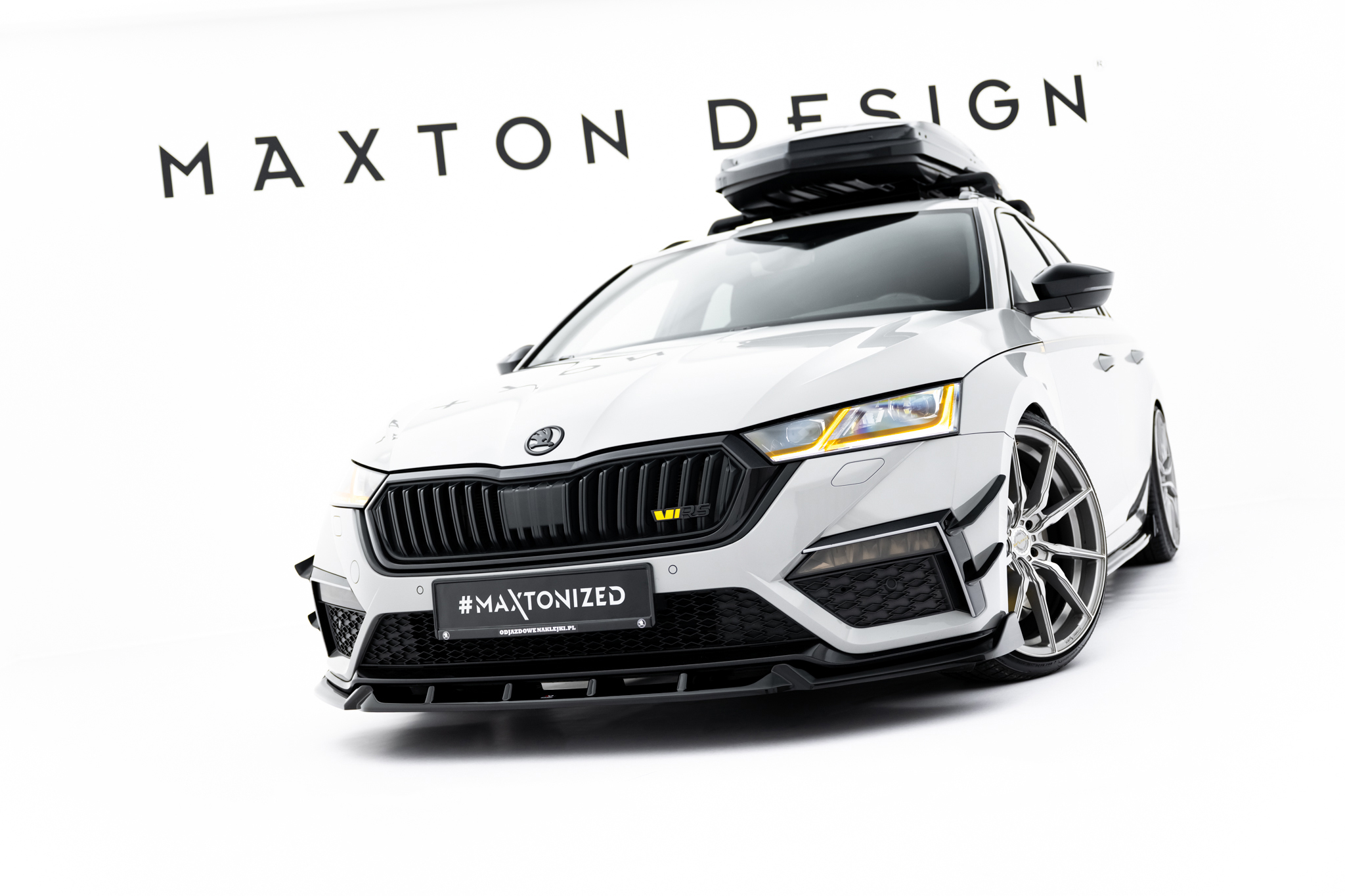 FRONT SPLITTER V.5 SUITABLE FOR SKODA OCTAVIA RS MK4 – MAXTON DESIGN