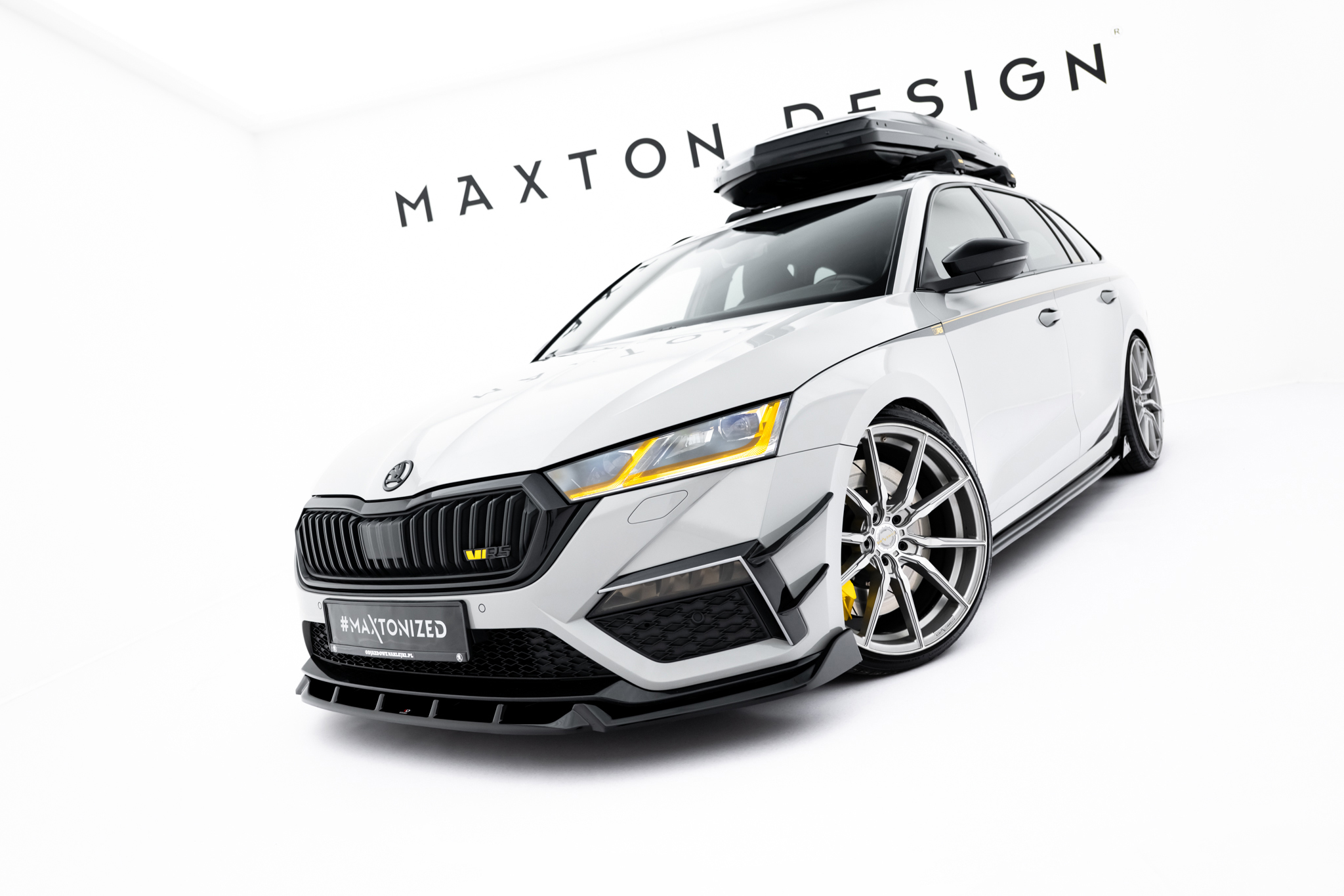 FRONT SPLITTER V.5 SUITABLE FOR SKODA OCTAVIA RS MK4 – MAXTON DESIGN - 6