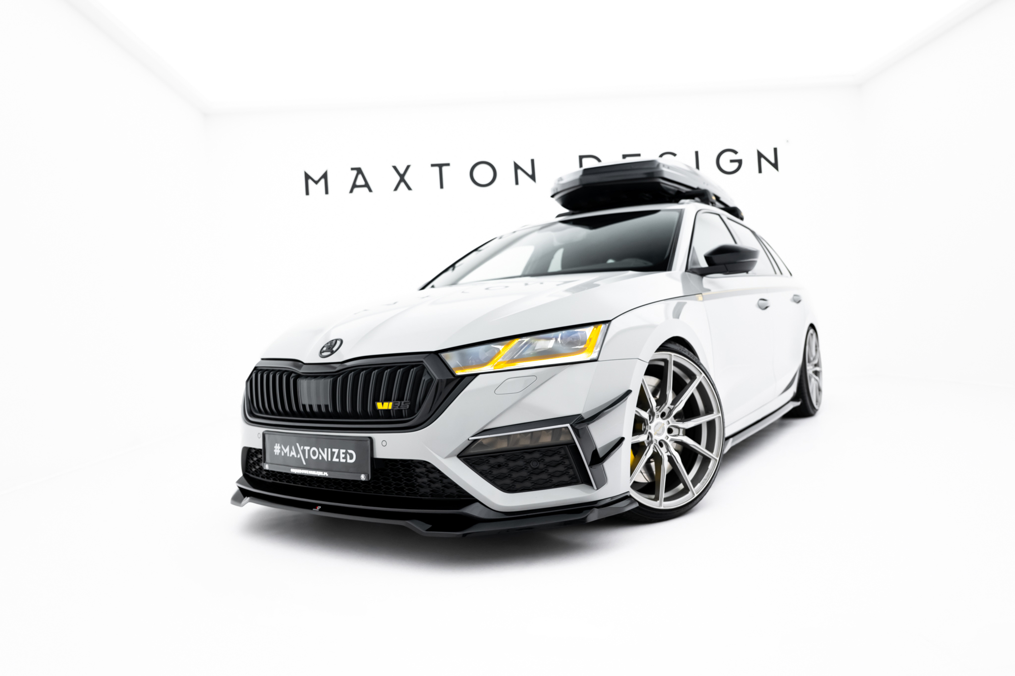 FRONT BUMPER WINGS (CANARDS) SUITABLE FOR SKODA OCTAVIA RS MK4 – MAXTON DESIGN - 4