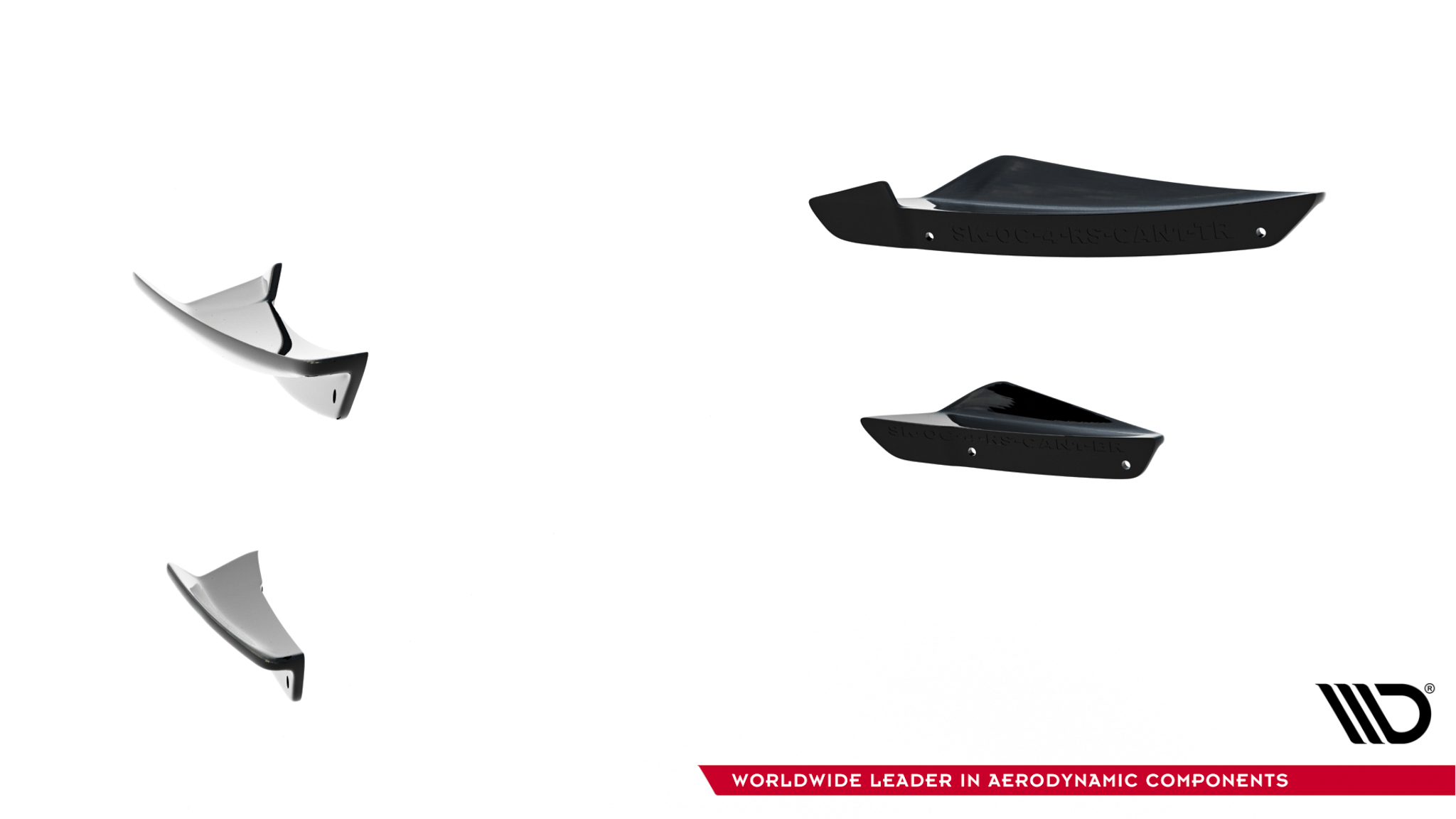 FRONT BUMPER WINGS (CANARDS) SUITABLE FOR SKODA OCTAVIA RS MK4 – MAXTON DESIGN - 5