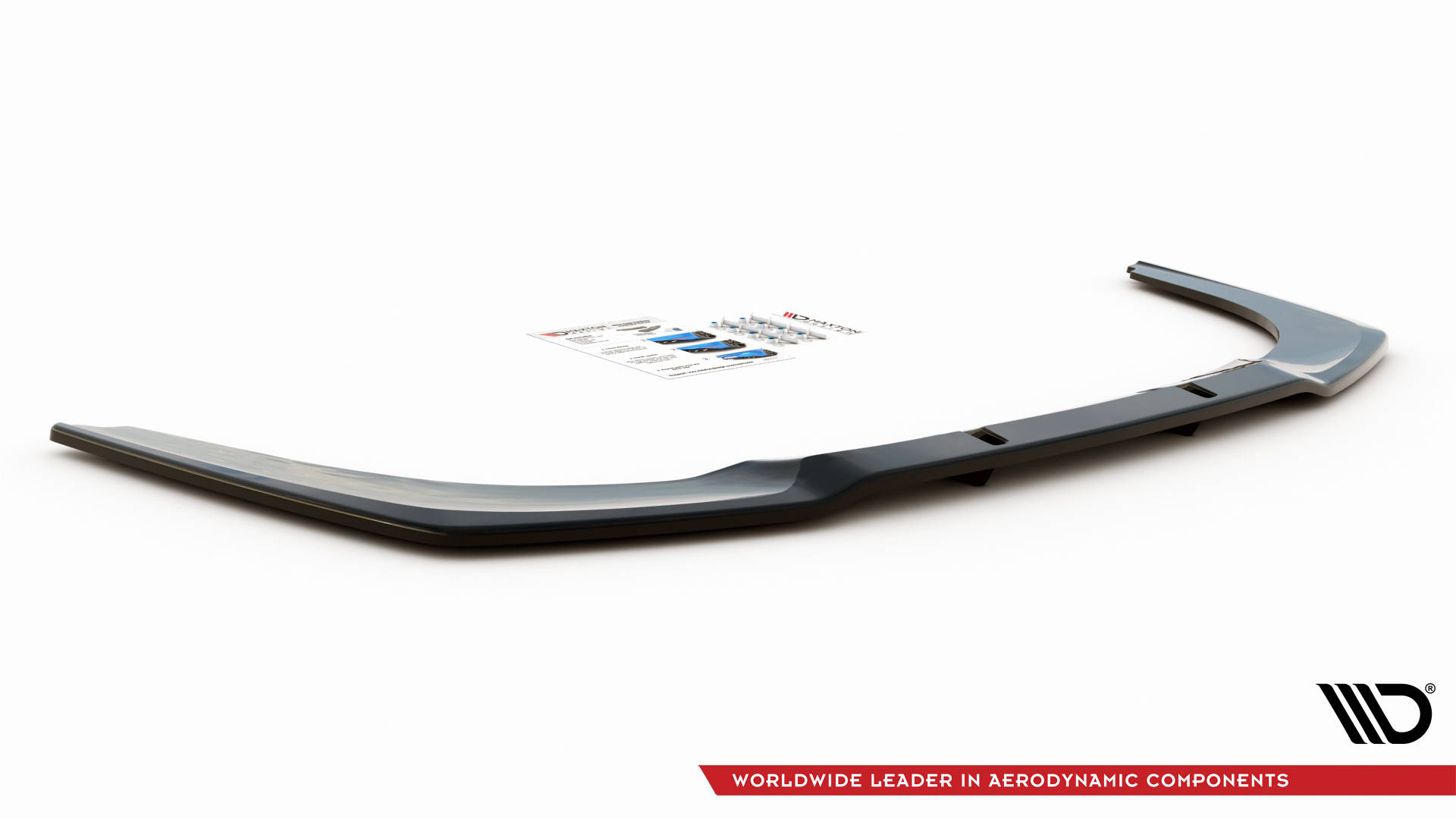 Central Rear Splitter (Vertical Bars) BMW 8 Gran Coupe M-Pack G16 - 3