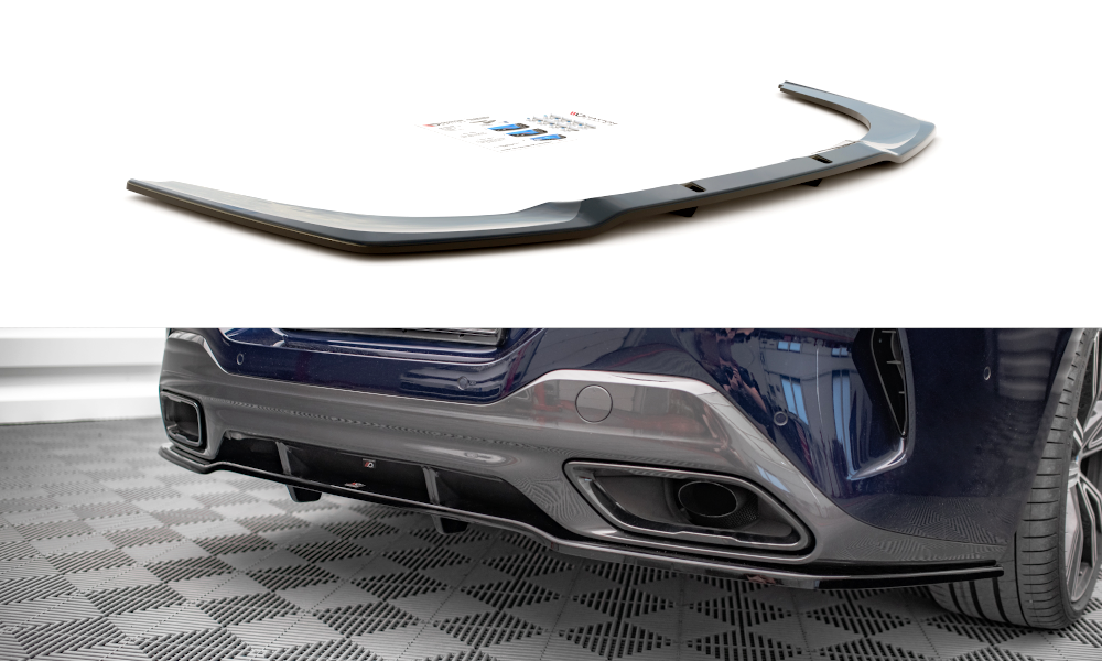 Central Rear Splitter (Vertical Bars) BMW 8 Gran Coupe M-Pack G16