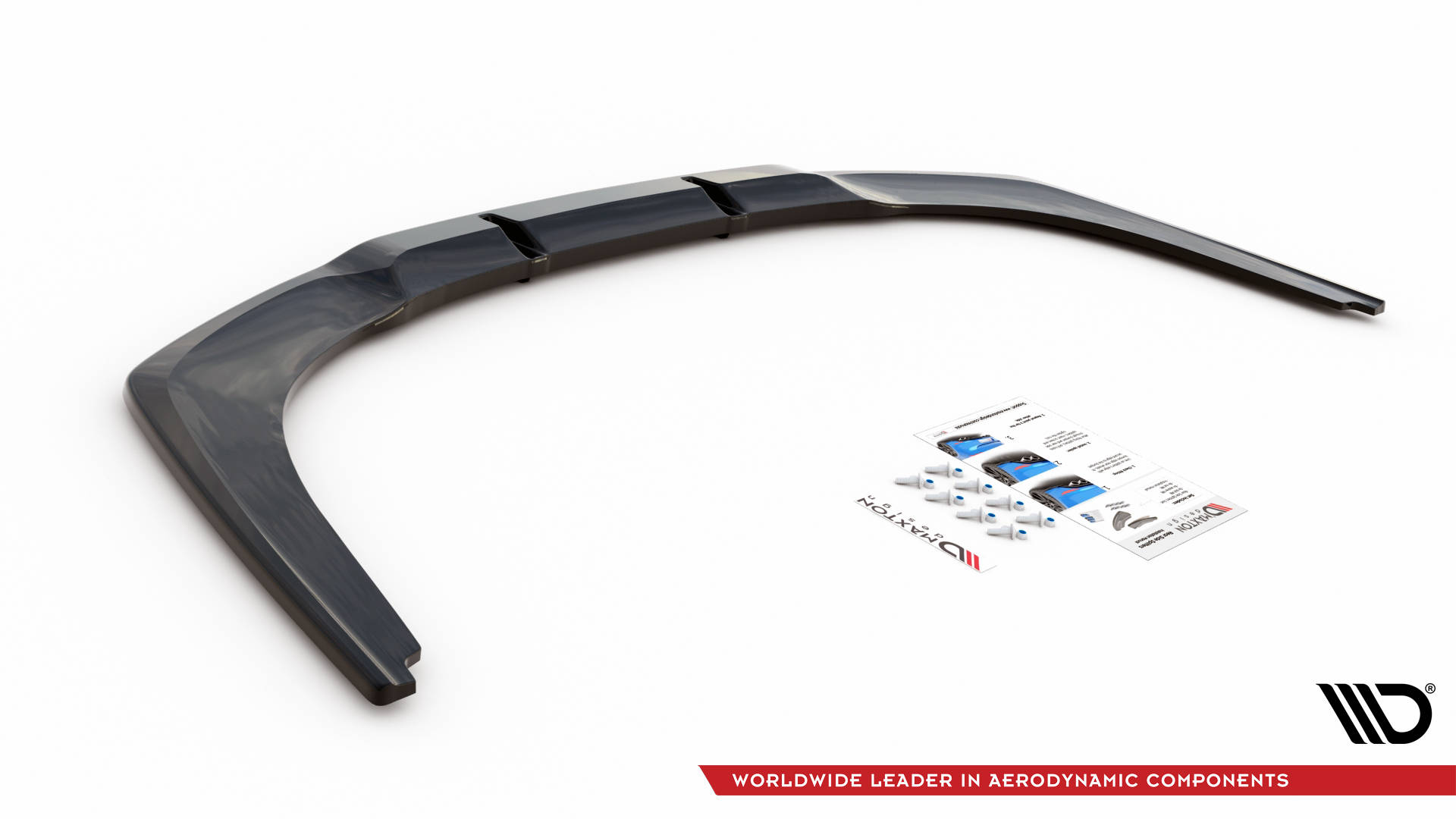 Central Rear Splitter (Vertical Bars) BMW 8 Gran Coupe M-Pack G16 - 4