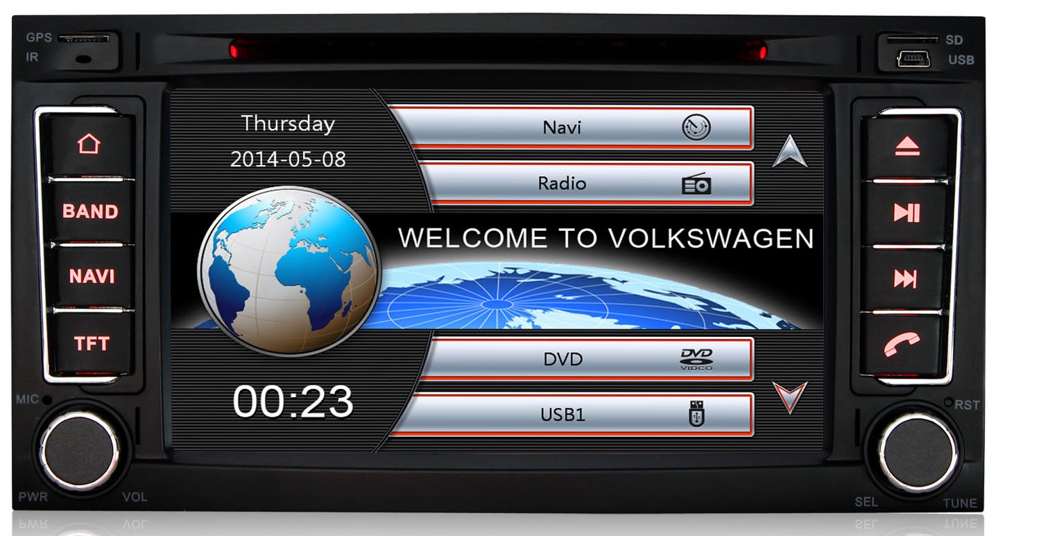 7" VW  TOUAREG/T5  CUSTOM HEADUNIT