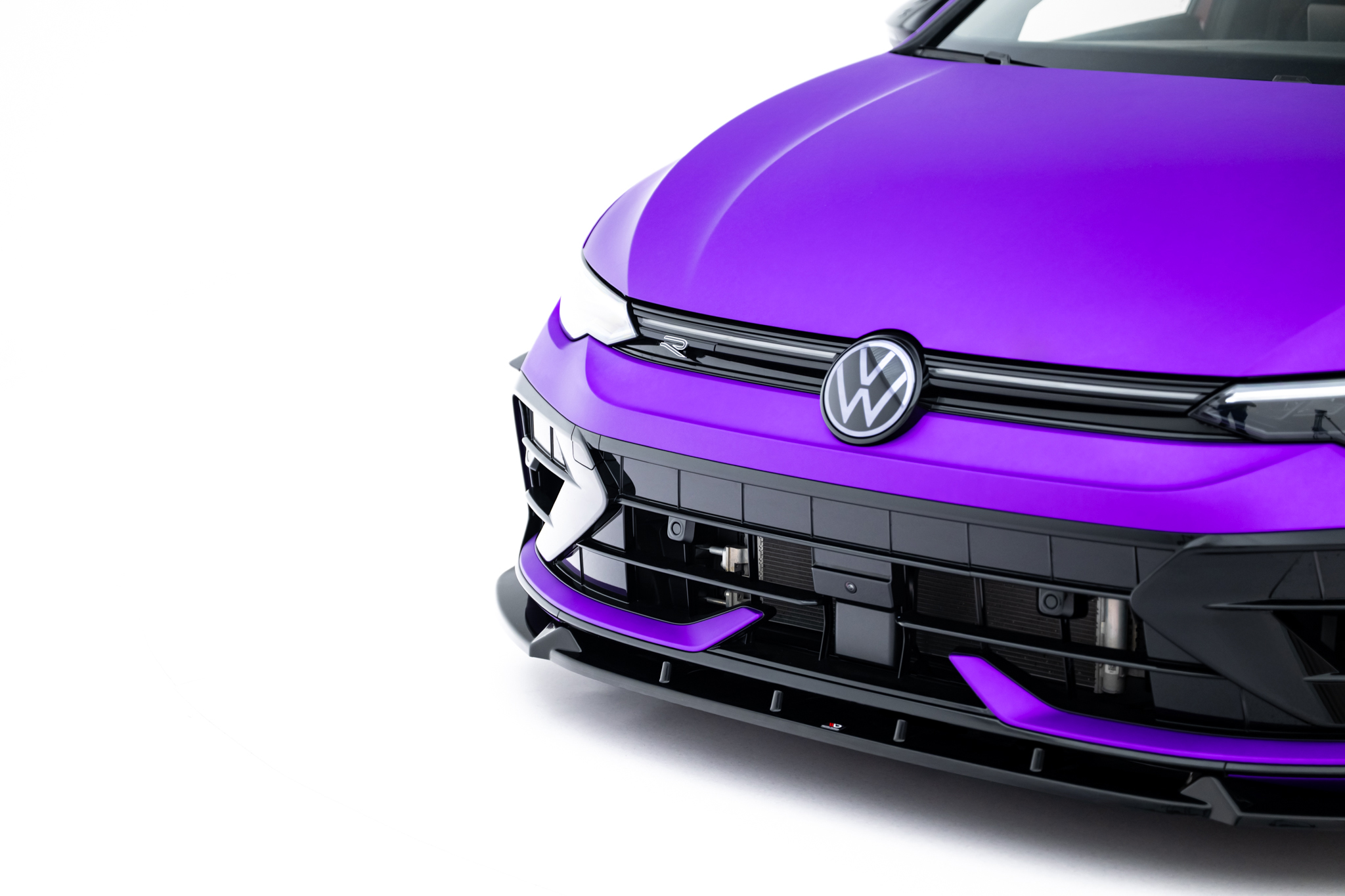 FRONT SPLITTER V.3 + FLAPS SUITABLE FOR VOLKSWAGEN GOLF R HATCHBACK / VARIANT MK8 FACELIFT – MAXTON DESIGN - 4