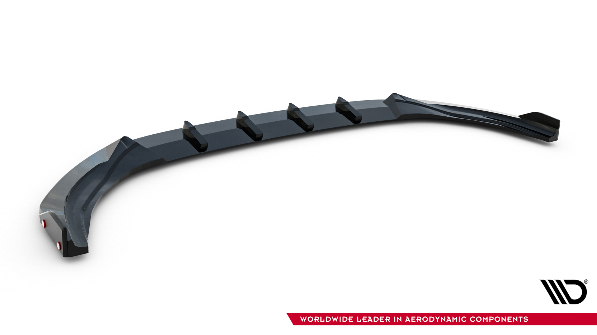 FRONT SPLITTER V.3 + FLAPS SUITABLE FOR VOLKSWAGEN GOLF R HATCHBACK / VARIANT MK8 FACELIFT – MAXTON DESIGN - 3