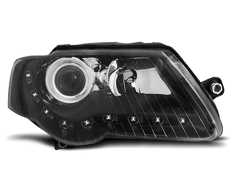 HEADLIGHTS VW PASSAT B6 3C 03.05-10 DAYLIGHT BLACK