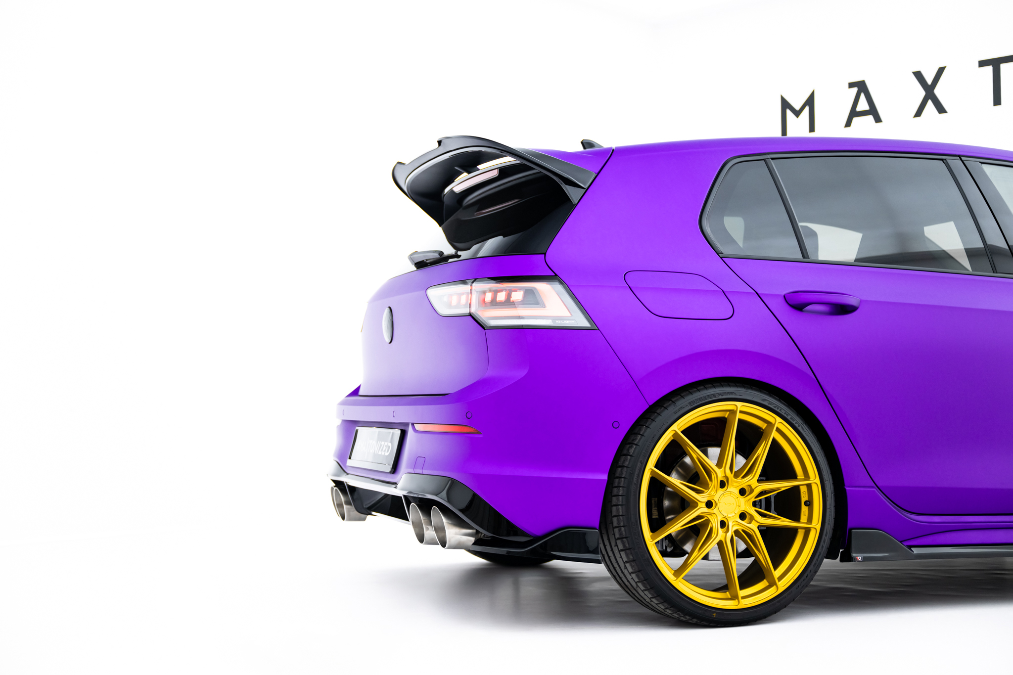 REAR SIDE SPLITTERS V.7 SUITABLE FOR VOLKSWAGEN GOLF R HATCHBACK MK8 / MK8 FACELIFT – MAXTON DESIGN