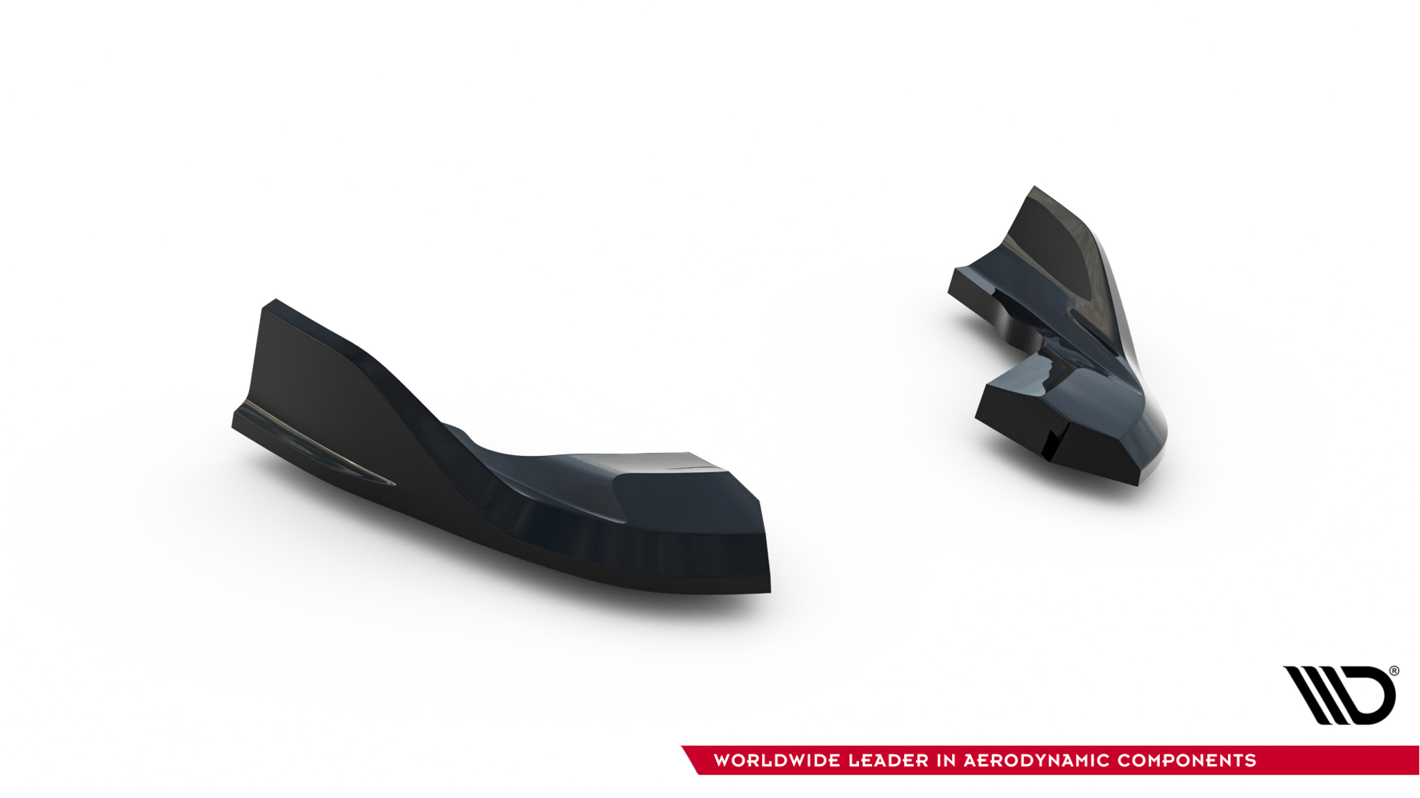 REAR SIDE SPLITTERS V.7 SUITABLE FOR VOLKSWAGEN GOLF R HATCHBACK MK8 / MK8 FACELIFT – MAXTON DESIGN - 3