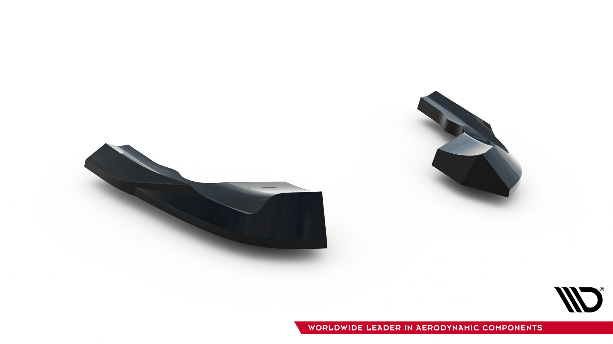 REAR SIDE SPLITTERS V.8 SUITABLE FOR VOLKSWAGEN GOLF R HATCHBACK MK8 / MK8 FACELIFT – MAXTON DESIGN - 2