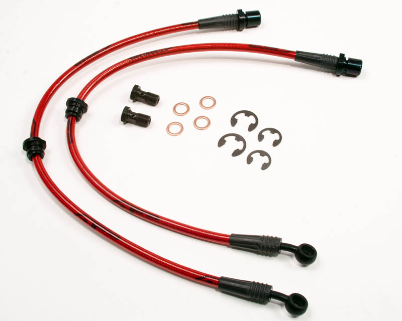 AGENCY POWER REAR STEEL BRAIDED BRAKE LINES SUBARU WRX 06-12 STI 04-12
