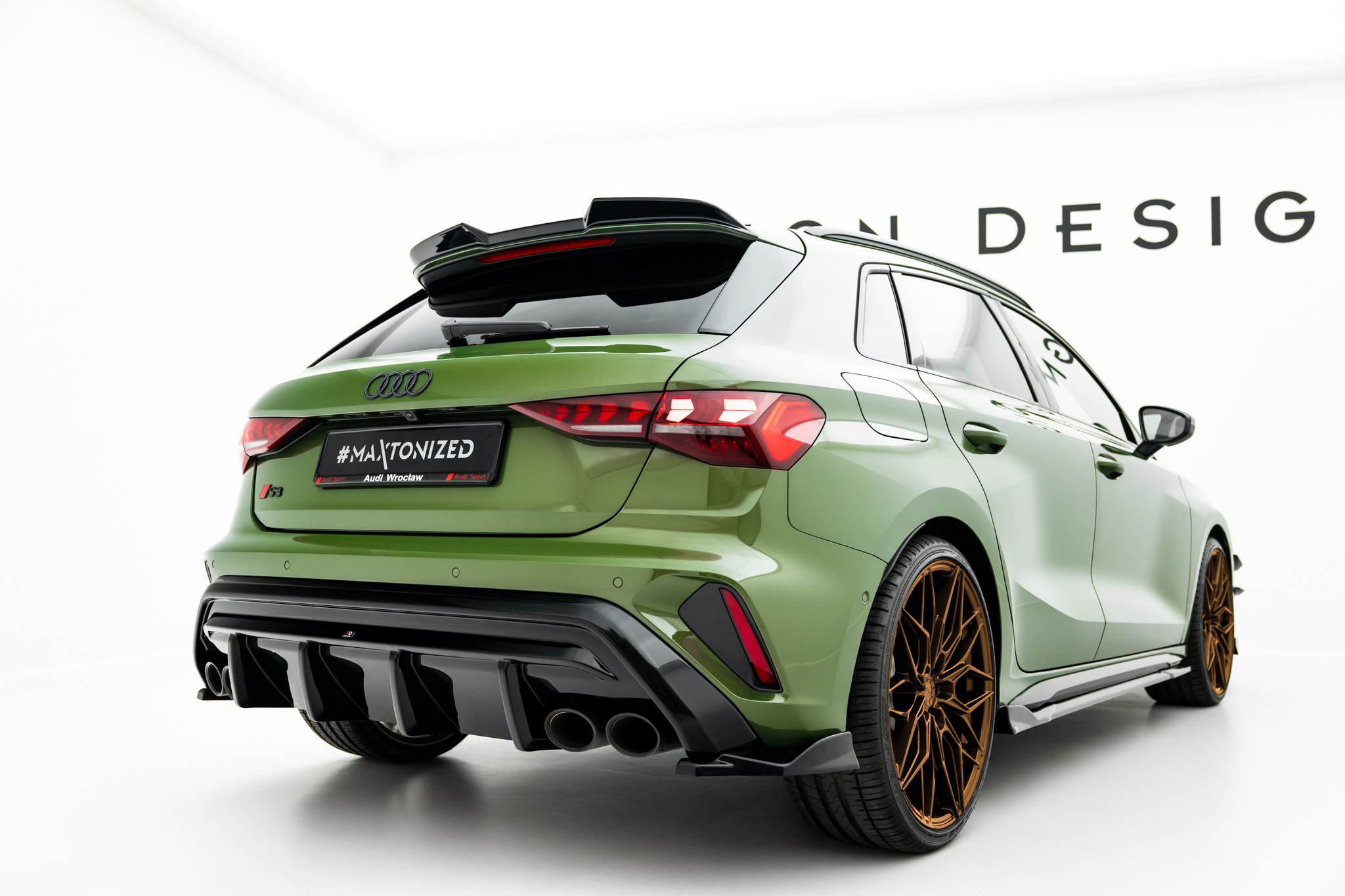 REAR VALANCE SUITABLE FOR AUDI S3 SPORTBACK 8Y FACELIFT – MAXTON DESIGN - 2