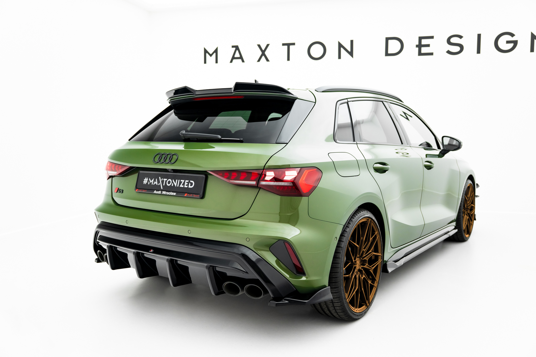 REAR VALANCE SUITABLE FOR AUDI S3 SPORTBACK 8Y FACELIFT – MAXTON DESIGN - 3