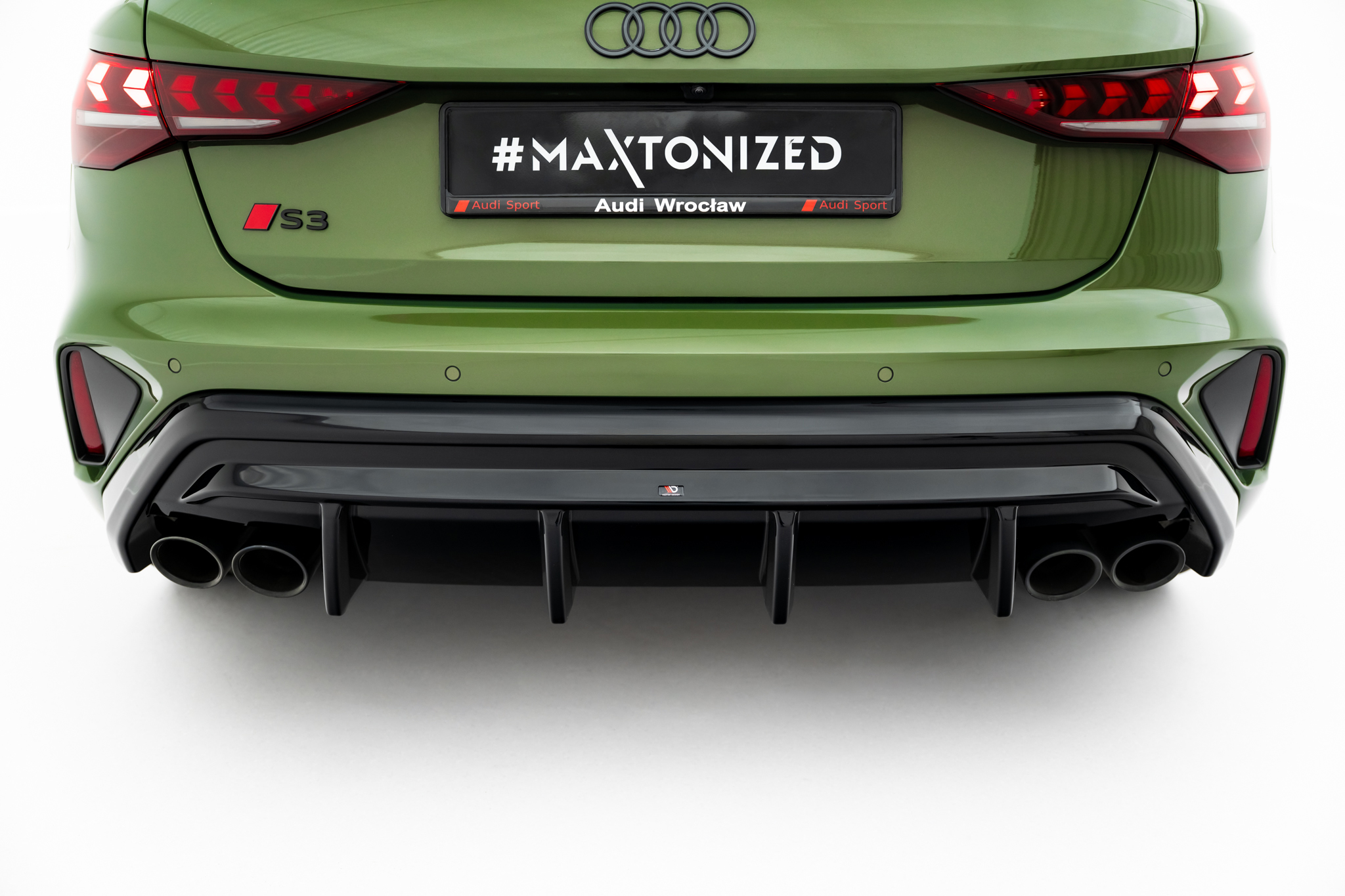 REAR VALANCE SUITABLE FOR AUDI S3 SPORTBACK 8Y FACELIFT – MAXTON DESIGN - 4