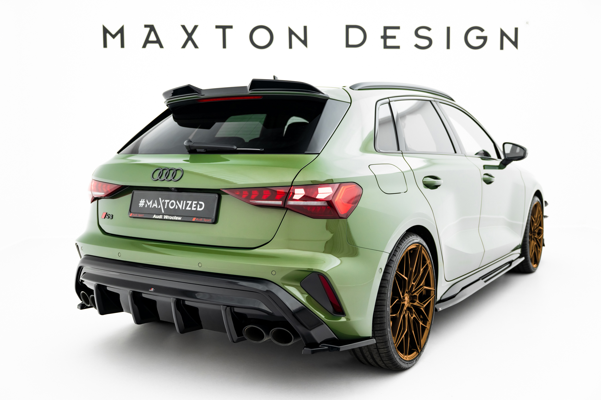 REAR SIDE SPLITTERS V.3 SUITABLE FOR AUDI S3 SPORTBACK 8Y FACELIFT – MAXTON DESIGN - 4