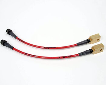 AGENCY POWER REAR STEEL BRAIDED BRAKE LINES NISSAN 370Z 09-14