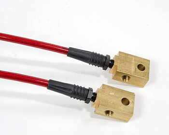 AGENCY POWER REAR STEEL BRAIDED BRAKE LINES NISSAN 370Z 09-14