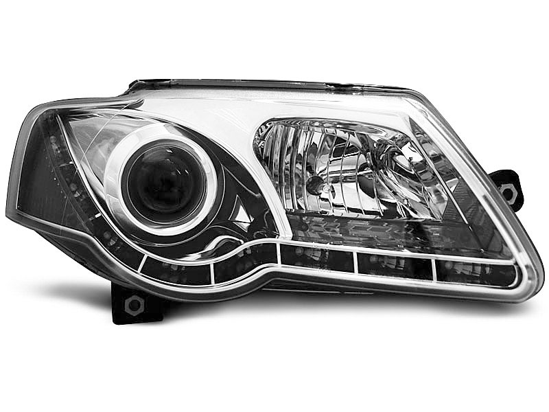 HEADLIGHTS VW PASSAT B6 3C 03.05-10 DAYLIGHT CHROME