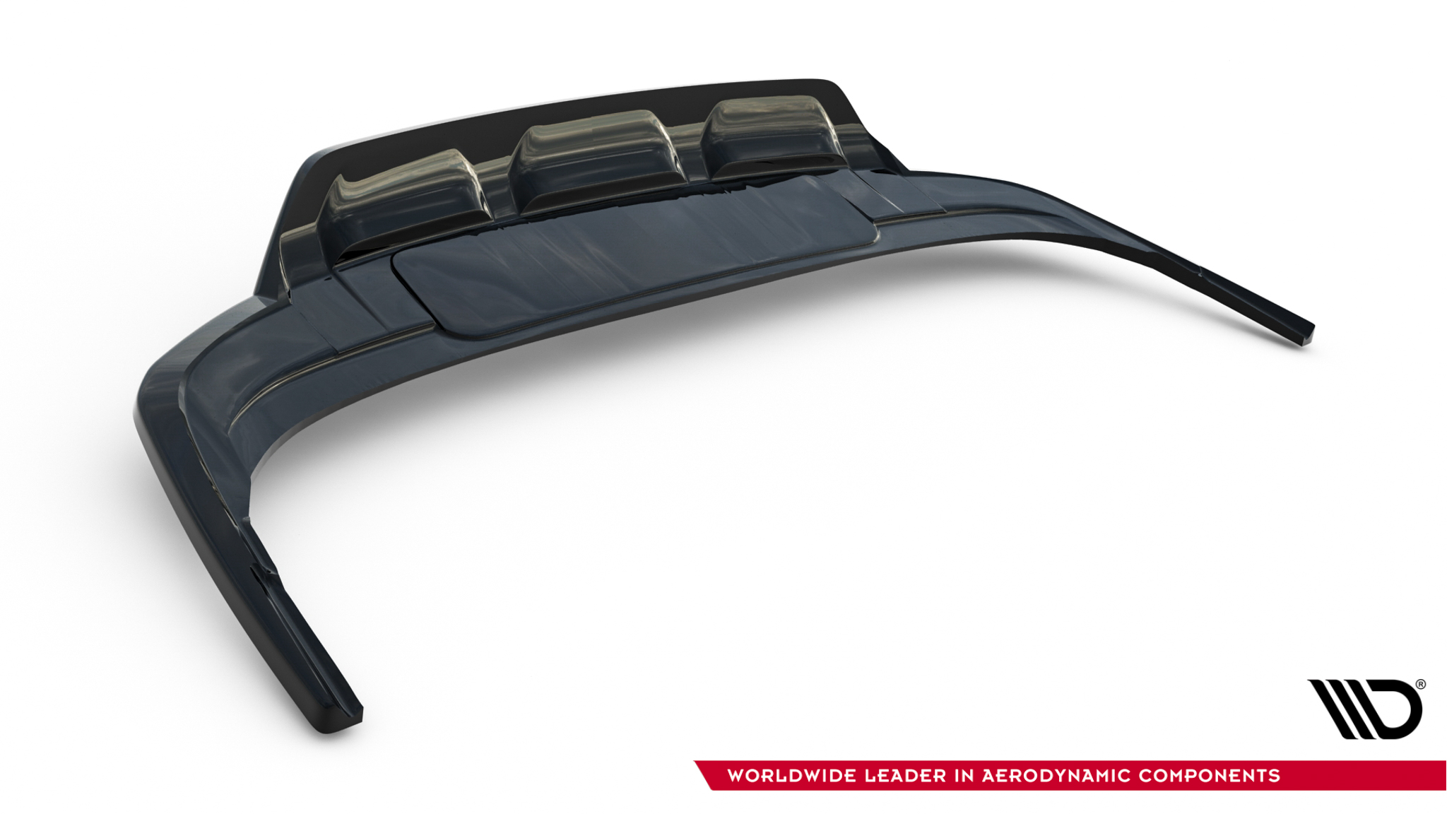 REAR SPLITTER (WITH VERTICAL BARS) SUITABLE FOR AUDI Q7 S-LINE MK2 FACELIFT – MAXTON DESIGN - 4