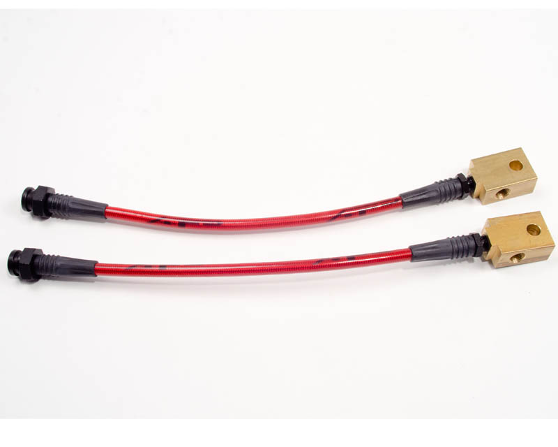 AGENCY POWER REAR STEEL BRAIDED BRAKE LINES NISSAN R35 GT-R 09-16