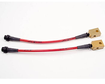 AGENCY POWER REAR STEEL BRAIDED BRAKE LINES NISSAN R35 GT-R 09-16