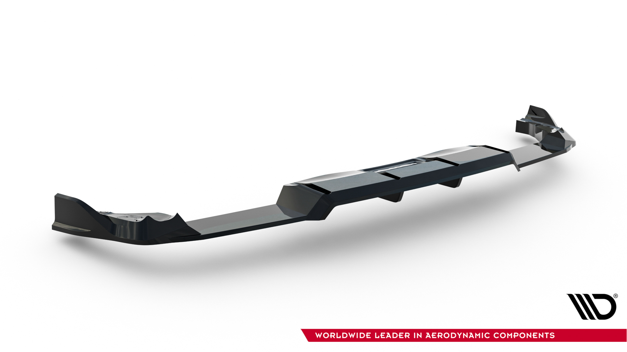 REAR SPLITTER (WITH VERTICAL BARS) V.1 SUITABLE FOR VOLKSWAGEN GOLF R HATCHBACK MK8 / MK8 FACELIFT – MAXTON DESIGN - 5