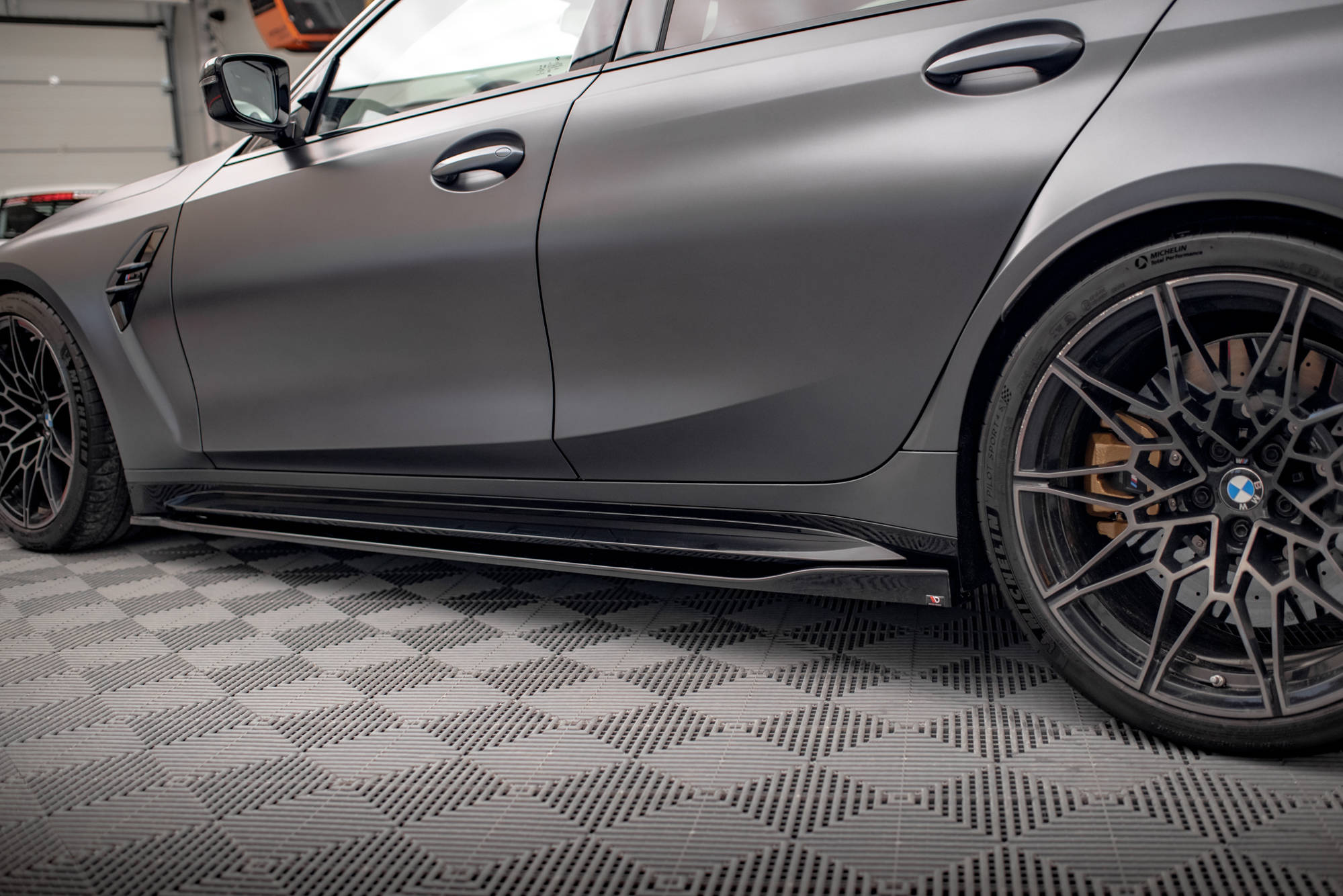 Side Skirts Diffusers V.2 Bmw M3 G80 (2021-) - 4