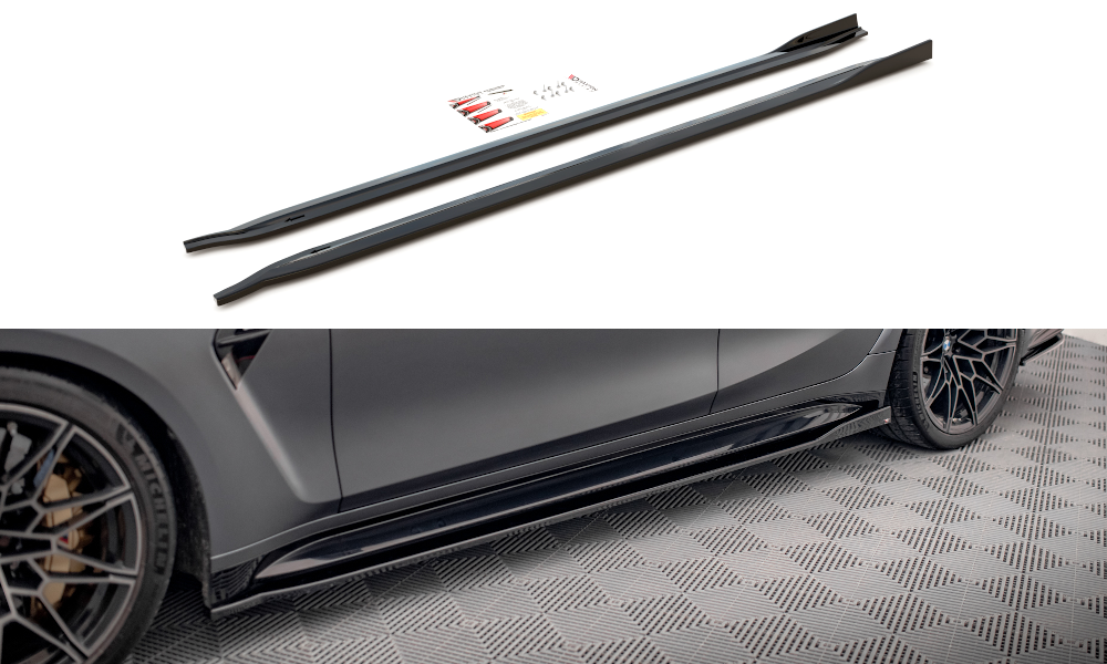 Side Skirts Diffusers V.2 Bmw M3 G80 (2021-)