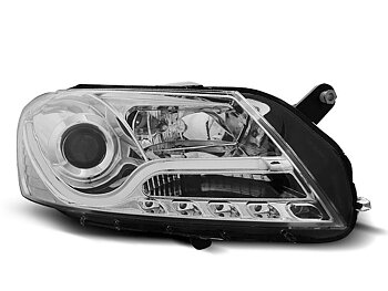 STRÅLKASTARE VW PASSAT B7 10.10-10.14 KROMADE TUBE LIGHT