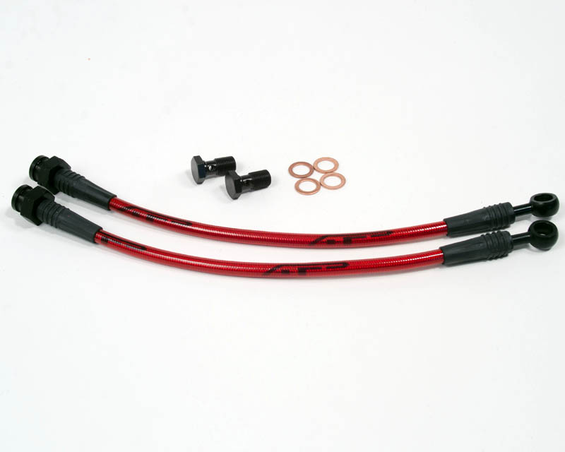 AGENCY POWER REAR STEEL BRAIDED BRAKE LINES NISSAN 240SX S13 89-94 - 2
