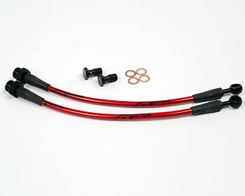 AGENCY POWER REAR STEEL BRAIDED BRAKE LINES NISSAN 240SX S13 89-94