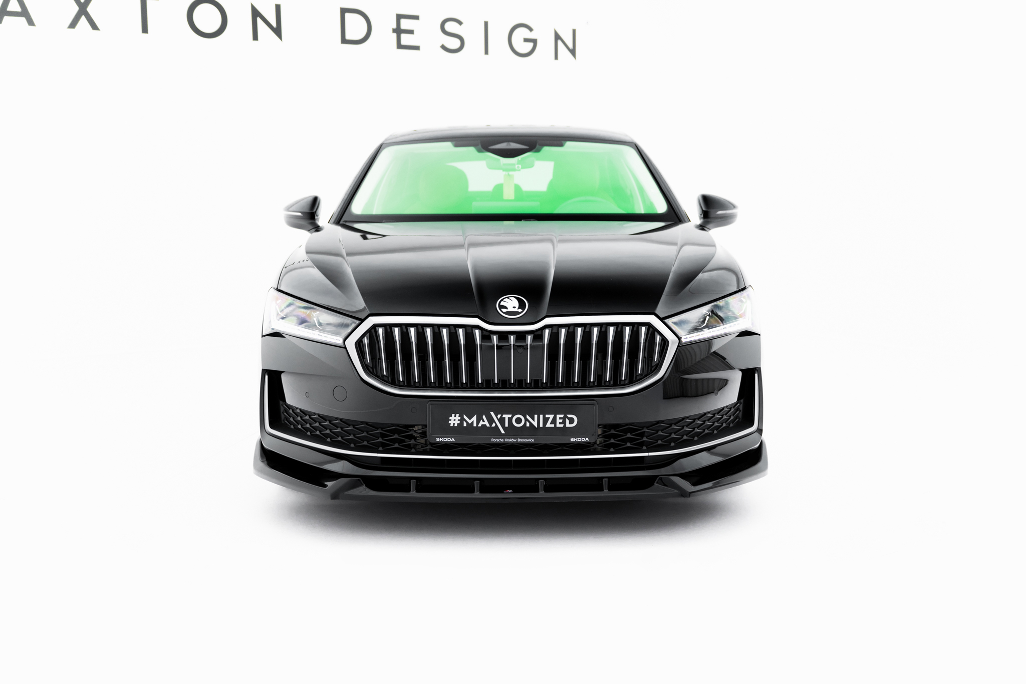 FRONT SPLITTER V.2 SUITABLE FOR SKODA SUPERB MK4 – MAXTON DESIGN - 3