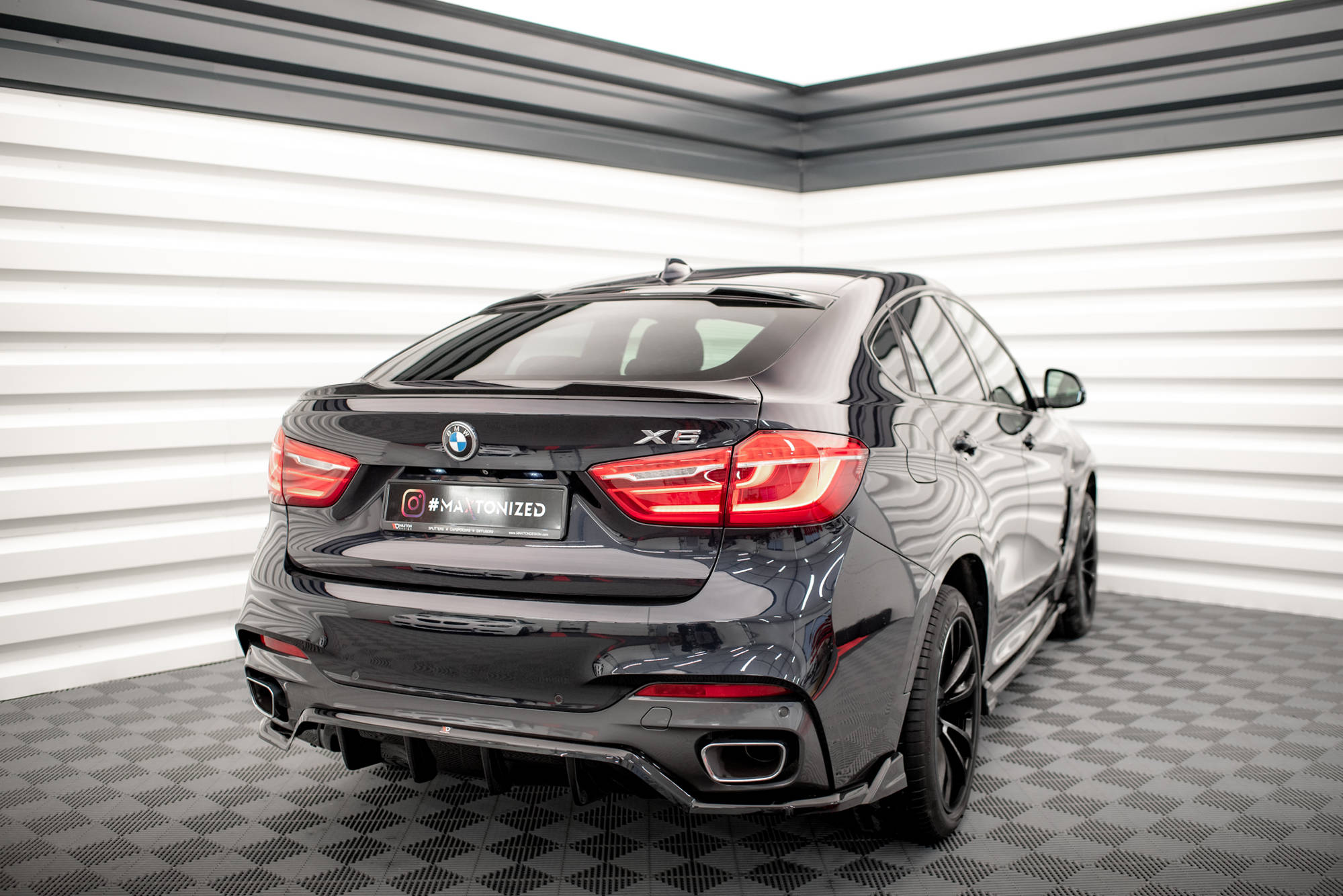 Spoiler CAP 3D V.1 BMW X6 F16 M-Pack / X6 M F86 - 2