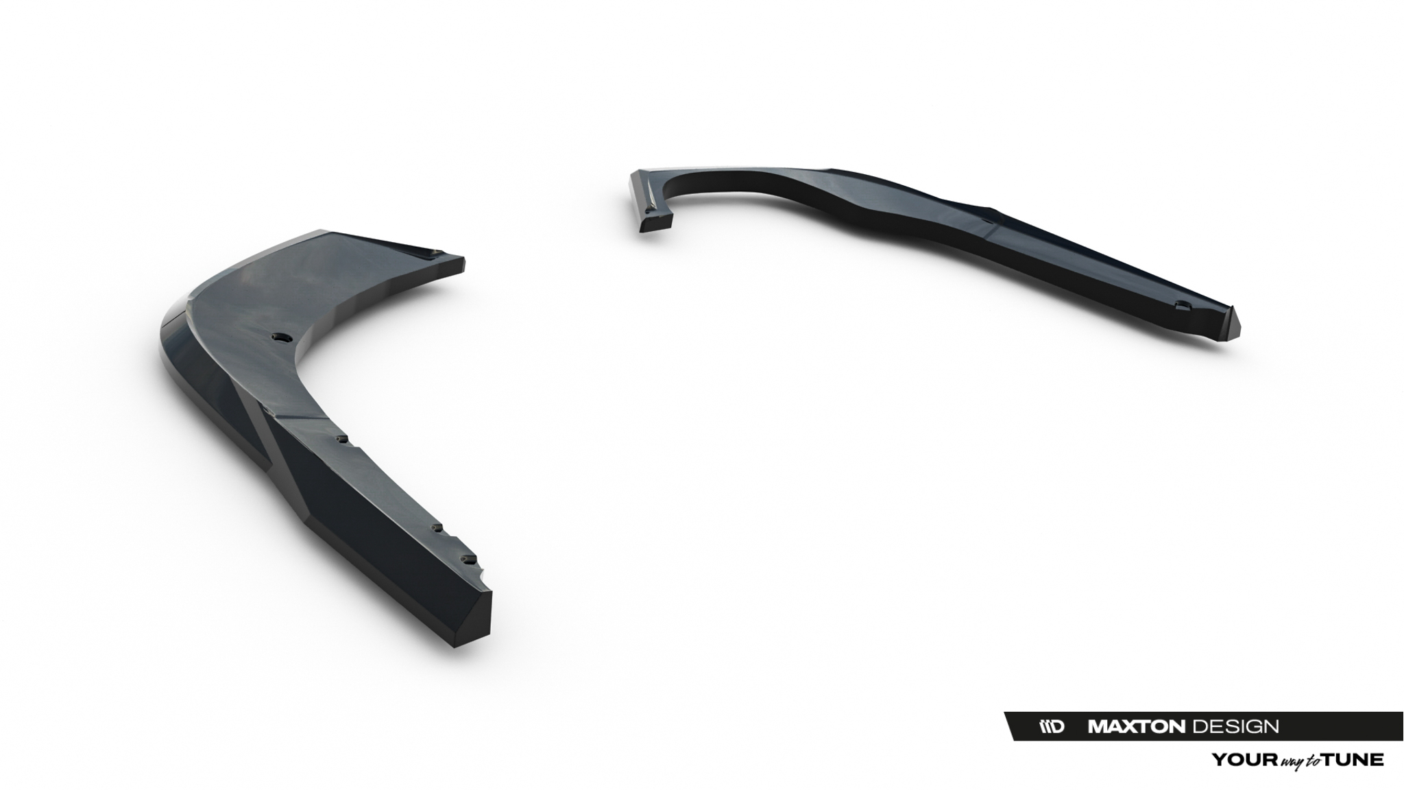 REAR SIDE SPLITTERS V.1 SUITABLE FOR SKODA SUPERB SPORTLINE MK4 – MAXTON DESIGN