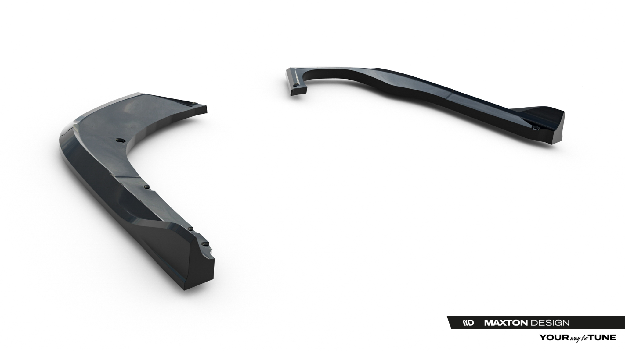 REAR SIDE SPLITTERS V.2 SUITABLE FOR SKODA SUPERB SPORTLINE MK4 – MAXTON DESIGN - 2