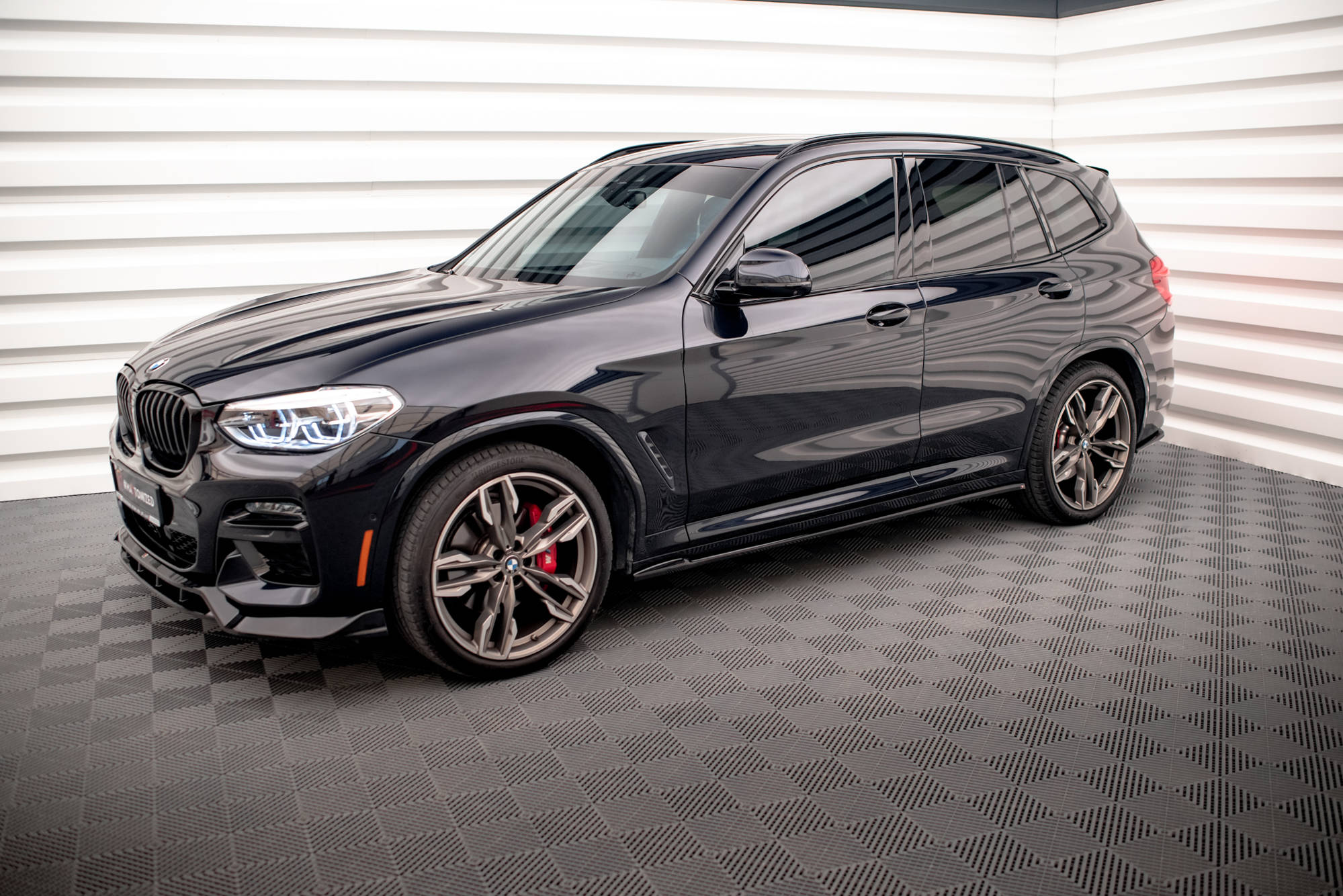 Side Skirts Diffusers V.2 BMW X3 M40d / M40i / M-Pack G01 - 3