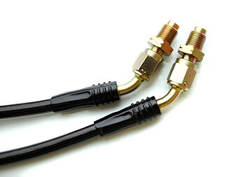 AGENCY POWER FRONT STEEL BRAIDED BRAKE LINE CONVERSION 240SX TO 300ZX