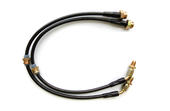 AGENCY POWER FRÄMRE STÅL FLÄTADE BROMSRÖR CONVERSION 240SX TO 300ZX