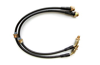 AGENCY POWER FRONT STEEL BRAIDED BRAKE LINE CONVERSION 240SX TO 300ZX
